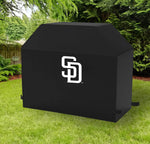 San Diego Padres MLB BBQ Barbeque Outdoor Black Waterproof Cover