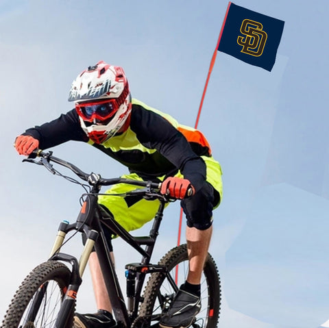 San Diego Padres MLB Bicycle Bike Rear Wheel Flag