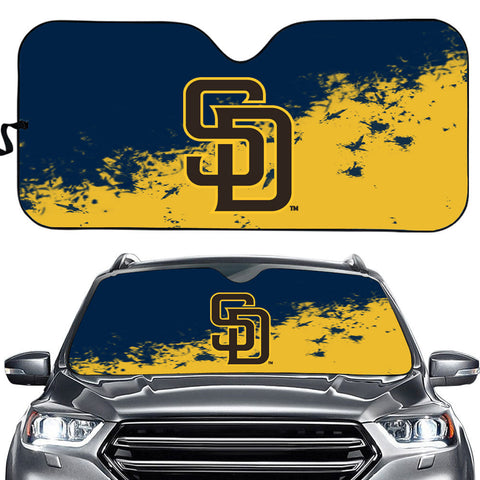 San Diego Padres MLB Car Windshield Sun Shade Universal Fit Sunshade