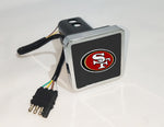 San Francisco 49ers NFL Hitch Cover LED Brake Light for Trailer