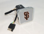 San Francisco Giants MLB Hitch Cover LED Brake Light for Trailer