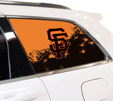 San Francisco Giants MLB Rear Side Quarter Window Vinyl Decal Stickers Fits Jeep Grand