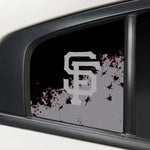 San Francisco Giants MLB Rear Side Quarter Window Vinyl Decal Stickers Fits Dodge Charger