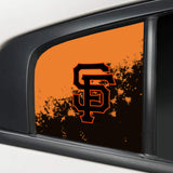 San Francisco Giants MLB Rear Side Quarter Window Vinyl Decal Stickers Fits Dodge Charger