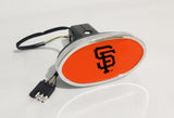 San Francisco Giants MLB Hitch Cover LED Brake Light for Trailer