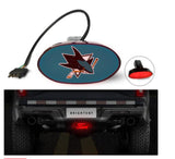 San Jose Sharks NHL Hitch Cover LED Brake Light for Trailer