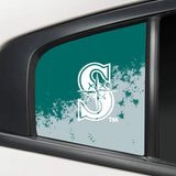 Seattle Mariners MLB Rear Side Quarter Window Vinyl Decal Stickers Fits Dodge Charger