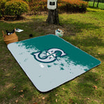 Seattle Mariners MLB Picnic Blanket Mat Beach Outdoor Waterproof