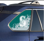 Seattle Mariners MLB Rear Side Quarter Window Vinyl Decal Stickers Fits Toyota Rav4