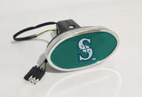 Seattle Mariners MLB Hitch Cover LED Brake Light for Trailer