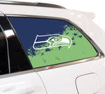 Seattle Seahawks NFL Rear Side Quarter Window Vinyl Decal Stickers Fits Jeep Grand