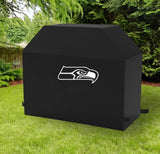 Seattle Seahawks NFL BBQ Barbeque Outdoor Black Waterproof Cover