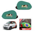 Siena Saints NCAAB Car rear view mirror cover-View Elastic