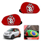 South Dakota Coyotes NCAAB Car rear view mirror cover-View Elastic