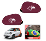 Southern Illinois Salukis NCAAB Car rear view mirror cover-View Elastic