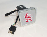 St. Louis Cardinals MLB Hitch Cover LED Brake Light for Trailer