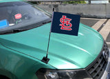 St. Louis Cardinals MLB Car Hood Flag