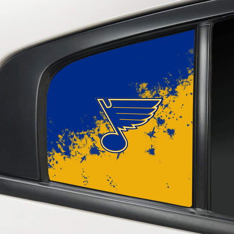 St. Louis Blues NHL Rear Side Quarter Window Vinyl Decal Stickers Fits Dodge Charger