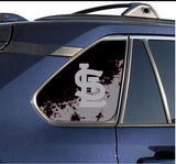 St. Louis Cardinals MLB Rear Side Quarter Window Vinyl Decal Stickers Fits Toyota Rav4