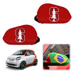 Stanford Cardinal NCAAB Car rear view mirror cover-View Elastic