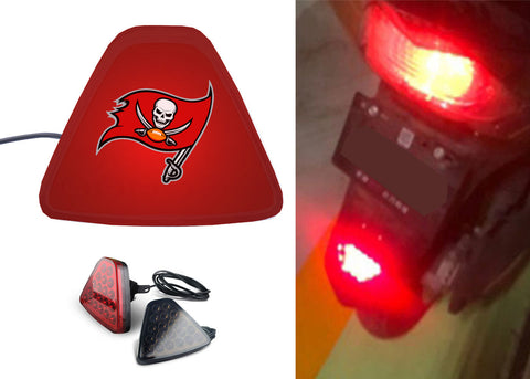 Tampa Bay Buccaneers NFL Car Motorcycle tail light LED brake flash Pilot rear