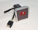 Tampa Bay Buccaneers NFL Hitch Cover LED Brake Light for Trailer