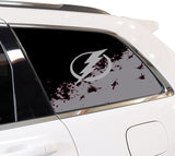 Tampa Bay Lightning NHL Rear Side Quarter Window Vinyl Decal Stickers Fits Jeep Grand