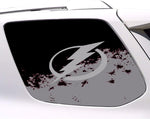 Tampa Bay Lightning NHL Rear Side Quarter Window Vinyl Decal Stickers Fits Toyota 4Runner