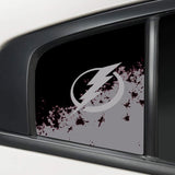 Tampa Bay Lightning NHL Rear Side Quarter Window Vinyl Decal Stickers Fits Dodge Charger