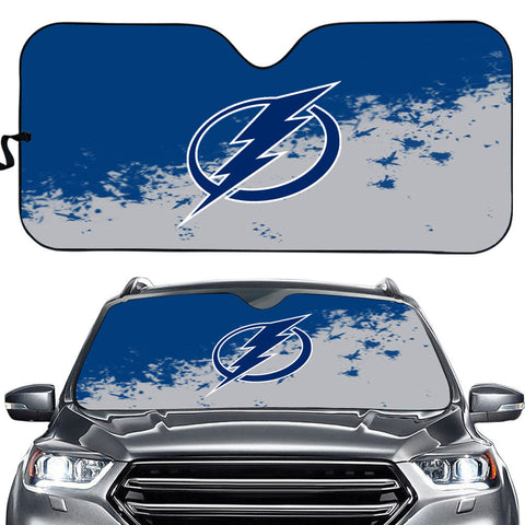 Tampa Bay Lightning NHL Car Windshield Sun Shade Universal Fit Sunshade