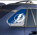 Tampa Bay Lightning NHL Rear Side Quarter Window Vinyl Decal Stickers Fits Toyota Rav4