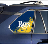 Tampa Bay Rays MLB Rear Side Quarter Window Vinyl Decal Stickers Fits Toyota Rav4