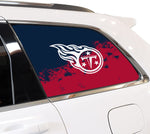 Tennessee Titans NFL Rear Side Quarter Window Vinyl Decal Stickers Fits Jeep Grand