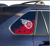 Tennessee Titans NFL Rear Side Quarter Window Vinyl Decal Stickers Fits Toyota Rav4