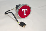 Texas Rangers MLB Hitch Cover LED Brake Light for Trailer