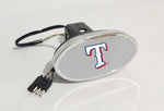 Texas Rangers MLB Hitch Cover LED Brake Light for Trailer