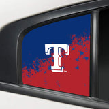 Texas Rangers MLB Rear Side Quarter Window Vinyl Decal Stickers Fits Dodge Charger