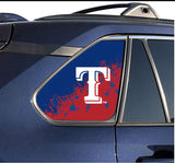 Texas Rangers MLB Rear Side Quarter Window Vinyl Decal Stickers Fits Toyota Rav4