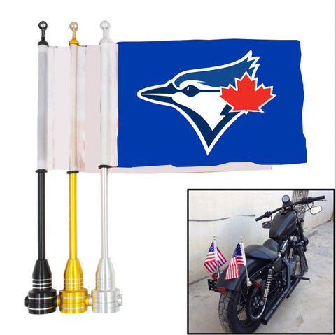 Toronto Blue Jays MLB Motocycle Rack Pole Flag