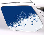 Toronto Maple Leafs NHL Rear Side Quarter Window Vinyl Decal Stickers Fits Toyota 4Runner