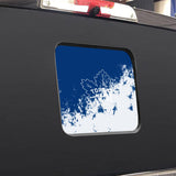 Toronto Maple Leafs NHL Rear Back Middle Window Vinyl Decal Stickers Fits Dodge Ram GMC Chevy Tacoma Ford