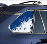 Toronto Maple Leafs NHL Rear Side Quarter Window Vinyl Decal Stickers Fits Toyota Rav4