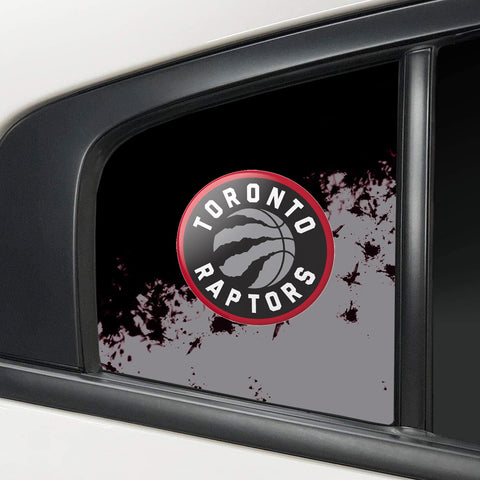 Toronto Raptors NBA Rear Side Quarter Window Vinyl Decal Stickers Fits Dodge Charger