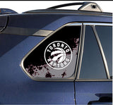 Toronto Raptors NBA Rear Side Quarter Window Vinyl Decal Stickers Fits Toyota Rav4