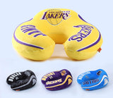 NBA U-Shaped Neck Pillow Head Rest Memory Foam