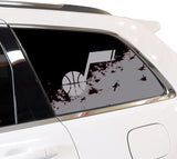 Utah Jazz NBA Rear Side Quarter Window Vinyl Decal Stickers Fits Jeep Grand