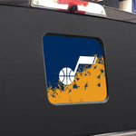 Utah Jazz NBA Rear Back Middle Window Vinyl Decal Stickers Fits Dodge Ram GMC Chevy Tacoma Ford