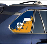 Utah Jazz NBA Rear Side Quarter Window Vinyl Decal Stickers Fits Toyota Rav4