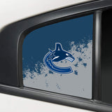 Vancouver Canucks NHL Rear Side Quarter Window Vinyl Decal Stickers Fits Dodge Charger