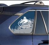 Vancouver Canucks NHL Rear Side Quarter Window Vinyl Decal Stickers Fits Toyota Rav4